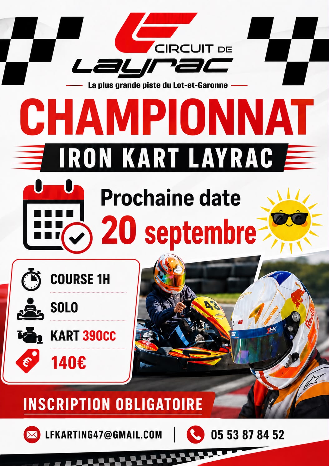 Activité de groupe Gers, Activité de groupe Lot-et-Garonne, Activité familiale Gers, Activité familiale Lot-et-Garonne, Compétition de kart Gers, Compétition de kart Lot-et-Garonne, Karting Gers Lot-et-Garonne, Karting Lot-et-Garonne, Location de kart Gers, Location de kart Lot-et-Garonne