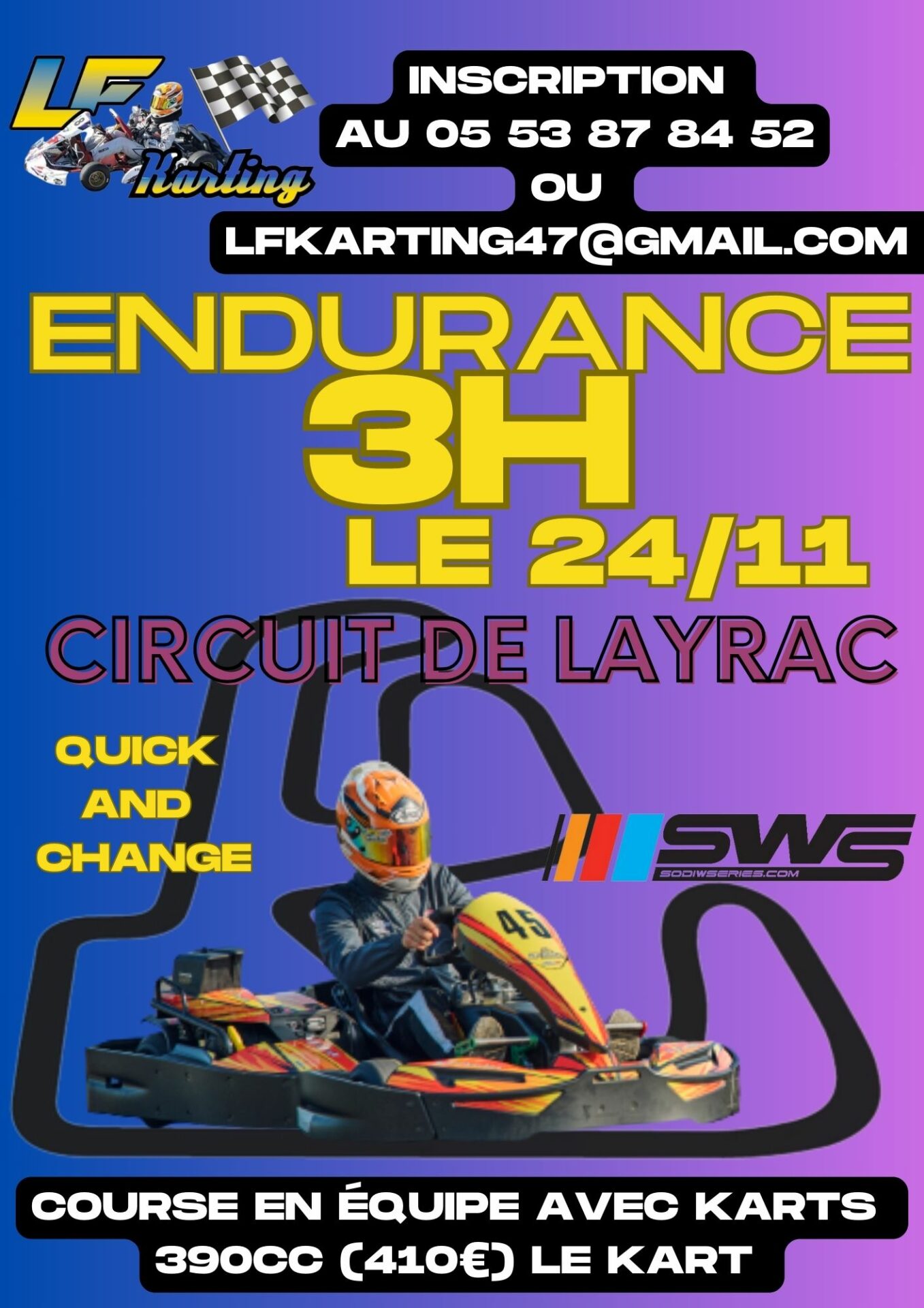 Activité de groupe Gers, Activité de groupe Lot-et-Garonne, Activité familiale Gers, Activité familiale Lot-et-Garonne, Compétition de kart Gers, Compétition de kart Lot-et-Garonne, Karting Gers Lot-et-Garonne, Karting Lot-et-Garonne, Location de kart Gers, Location de kart Lot-et-Garonne