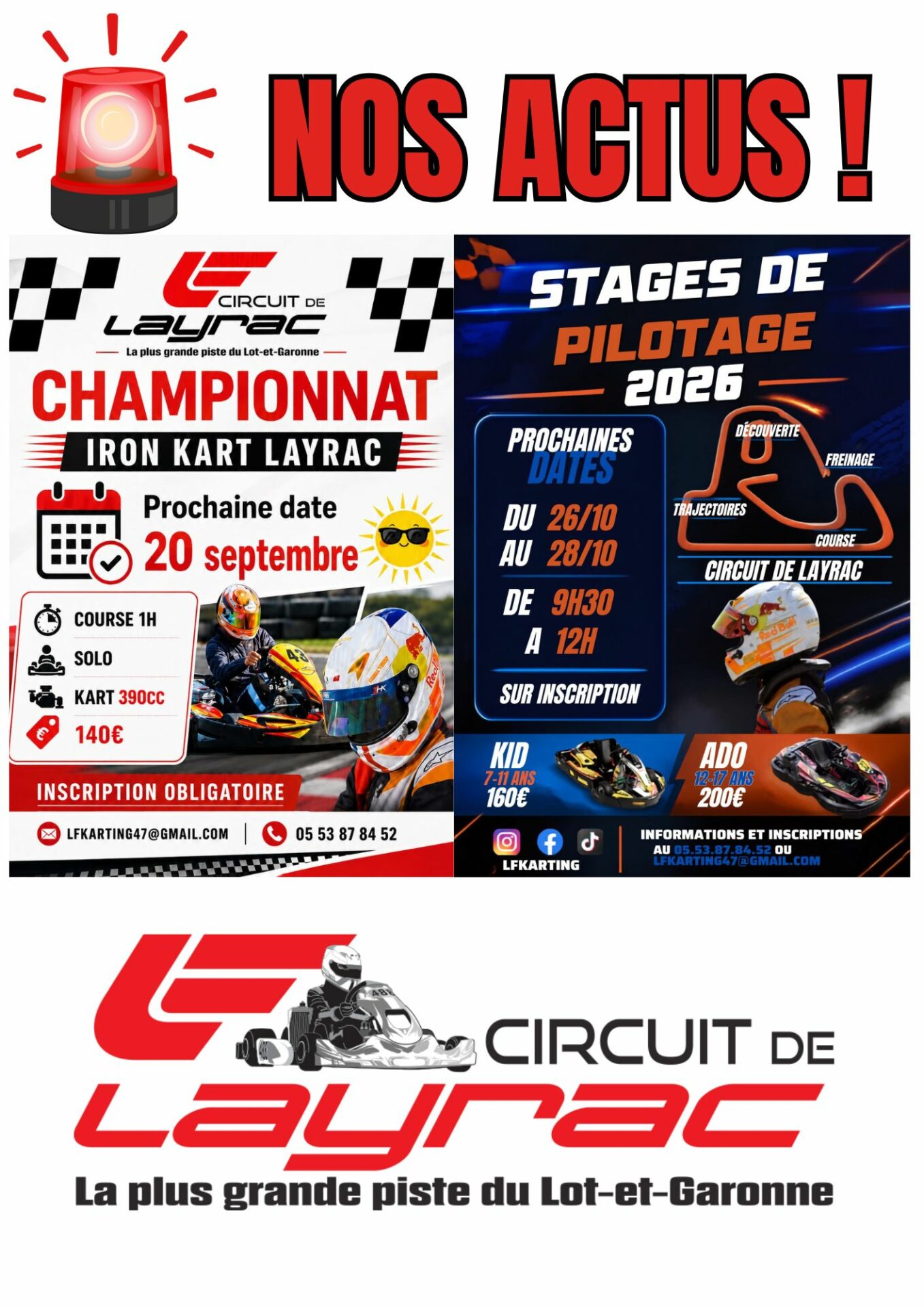 Activité de groupe Gers, Activité de groupe Lot-et-Garonne, Activité familiale Gers, Activité familiale Lot-et-Garonne, Compétition de kart Gers, Compétition de kart Lot-et-Garonne, Karting Gers Lot-et-Garonne, Karting Lot-et-Garonne, Location de kart Gers, Location de kart Lot-et-Garonne