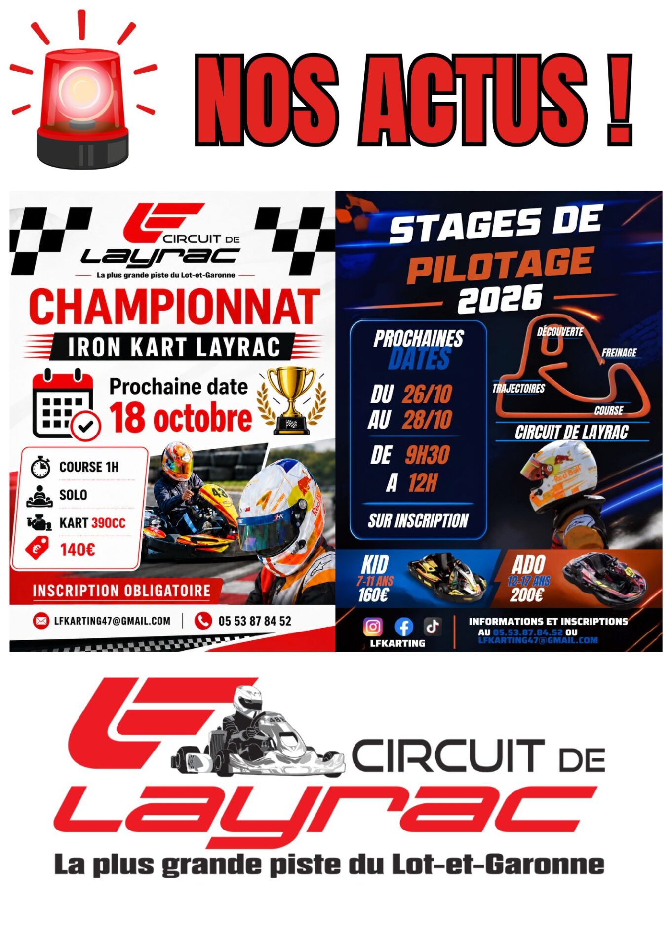 Activité de groupe Gers, Activité de groupe Lot-et-Garonne, Activité familiale Gers, Activité familiale Lot-et-Garonne, Compétition de kart Gers, Compétition de kart Lot-et-Garonne, Karting Gers Lot-et-Garonne, Karting Lot-et-Garonne, Location de kart Gers, Location de kart Lot-et-Garonne